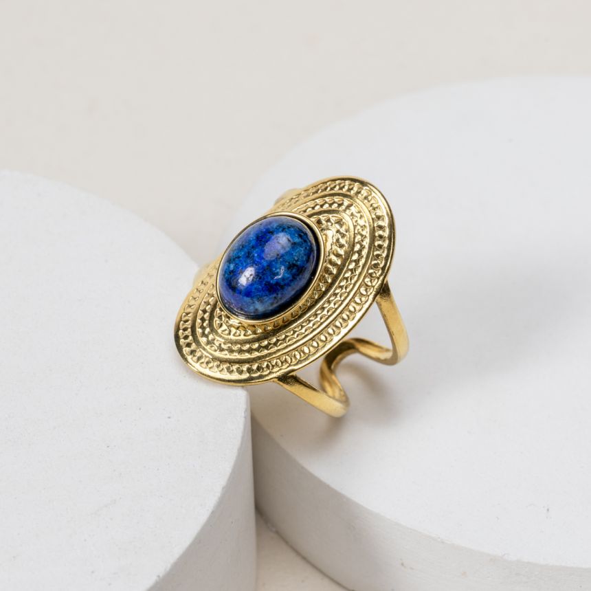 Bague Jaïa - Lapis lazuli