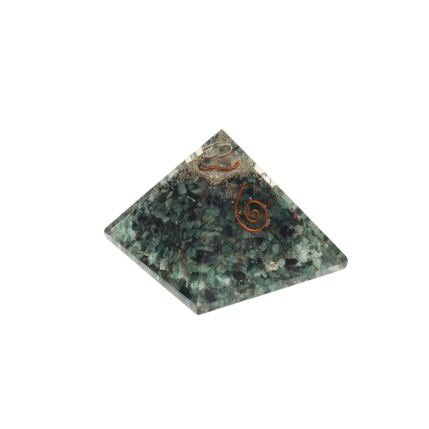 Pyramide orgone - Emeraude