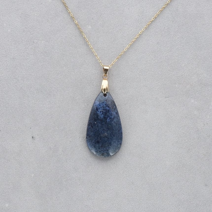 Dumortiérite Cabochon percé 12