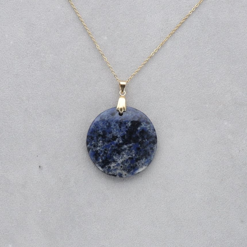 Dumortiérite Cabochon percé 17