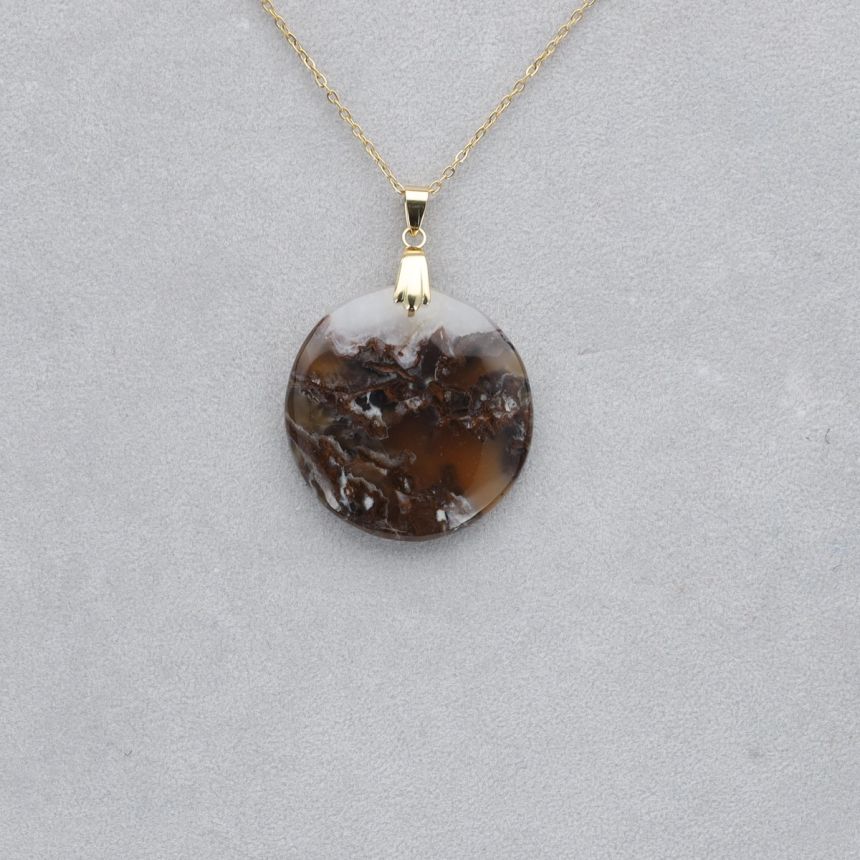 Opale Indonésienne Cabochon percé 12