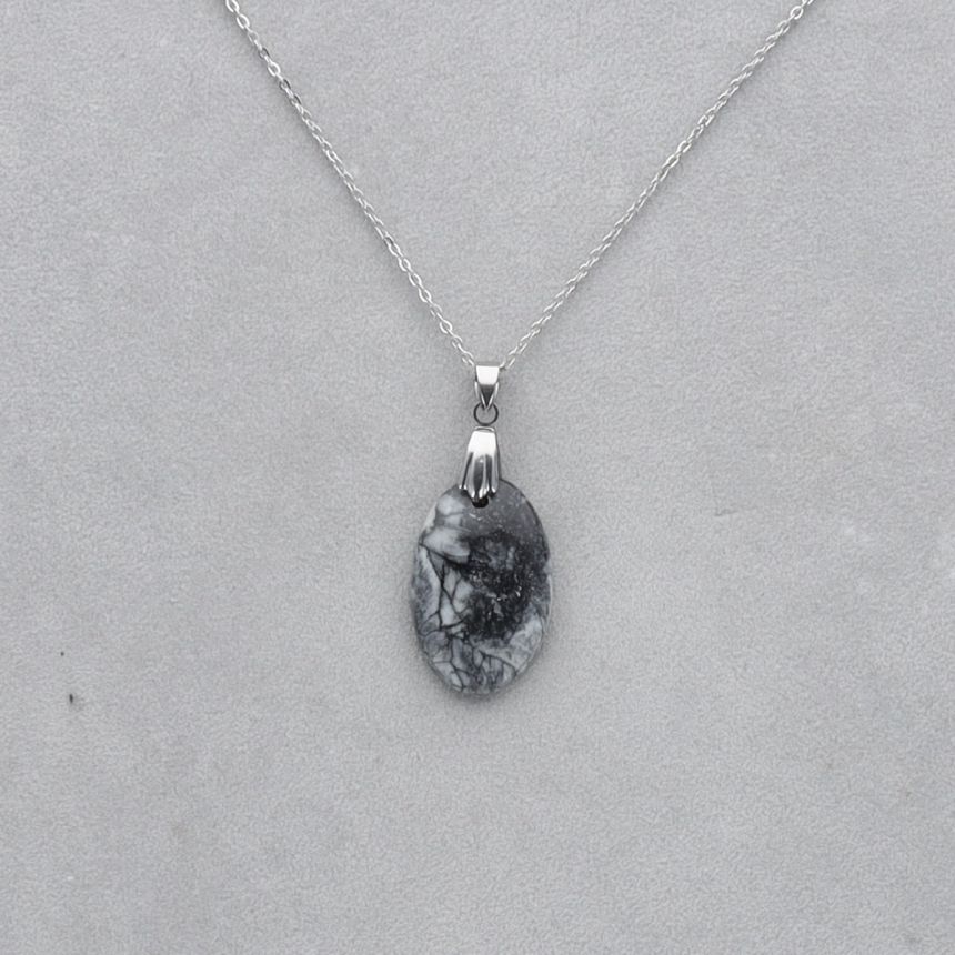 Pinolite Cabochon percé 109