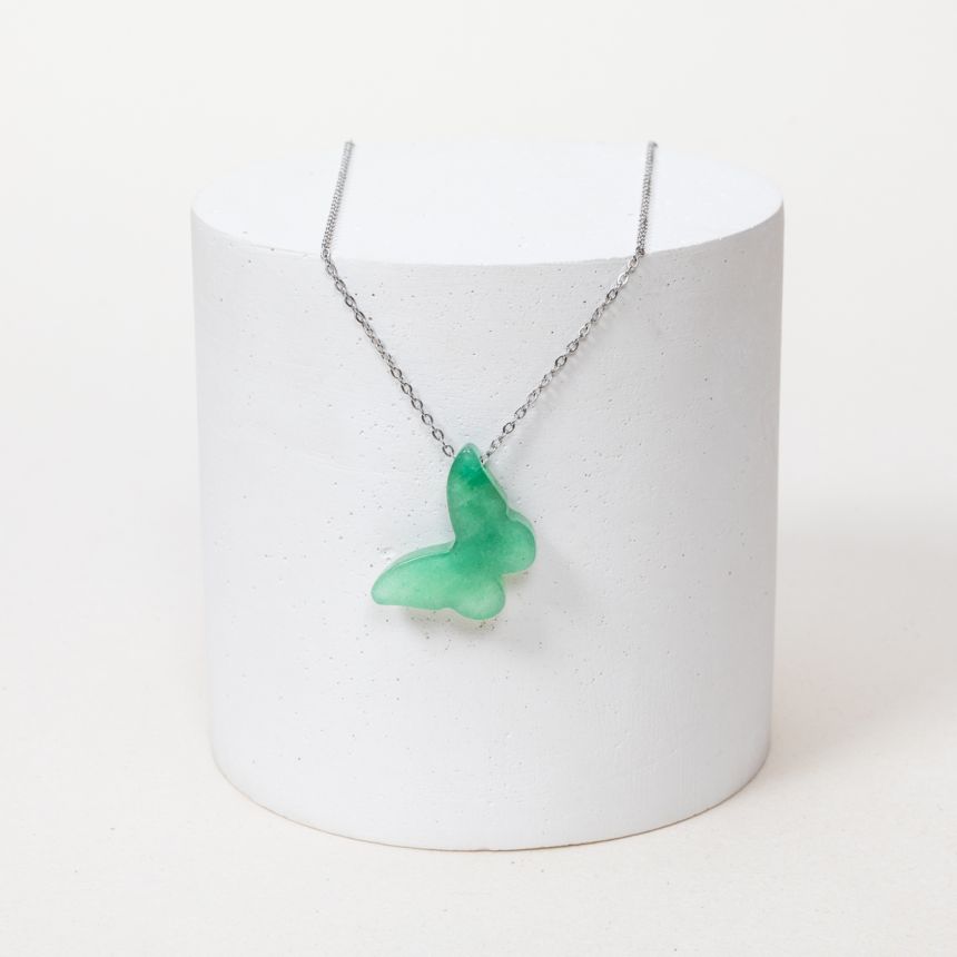 Pendentif Aria - Aventurine Verte