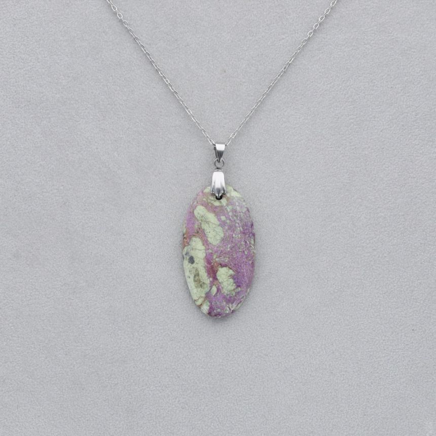 Purpurite Cabochon percé 7