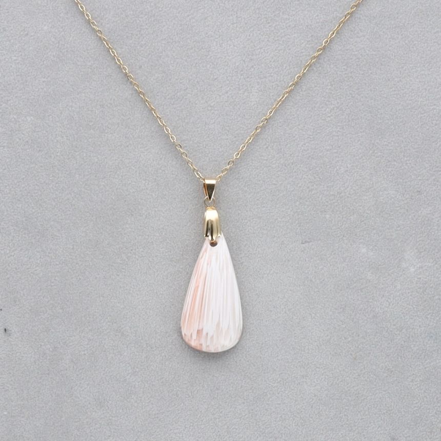 Scolécite Rose Cabochon percé 26