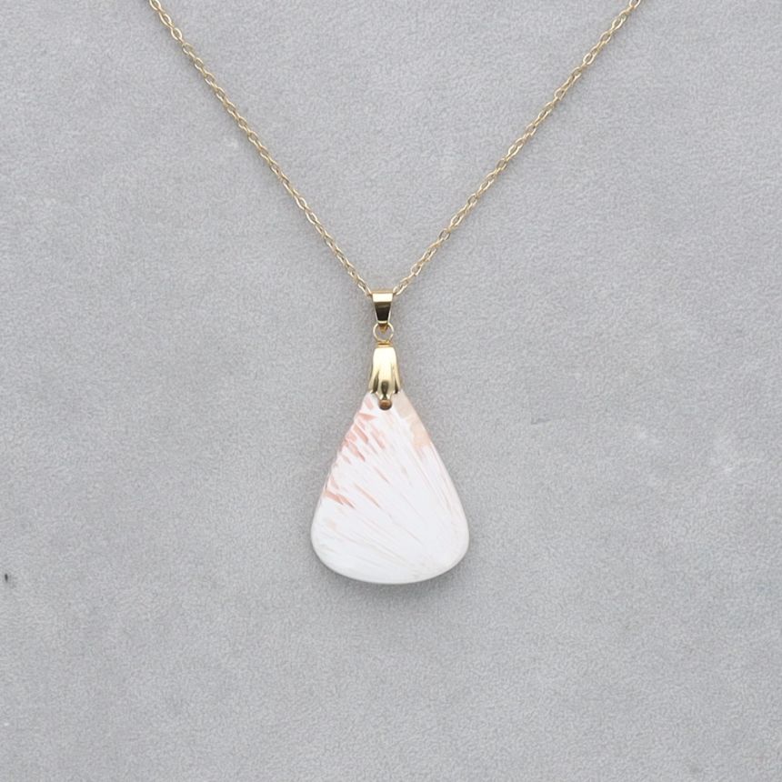 Scolécite Rose Cabochon percé 28